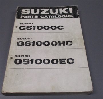 Suzuki GS 1000C-HC-EC part list 